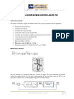 Sintonización de Un Controlador Pid