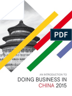 An Introduction To Doing Business in China 2015 - Preview