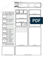 Character Sheet - Alternative - Form Fillable