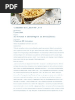 Camarão No Leite de Coco