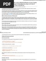 Mitigating Dos Attacks With A Null (Or Blackhole) Route On Linux A Guide On How To Lessen The Damage of A Dos Attack by Using A Null Route in Linux Written by Benjamin Cane On 2013/01/14