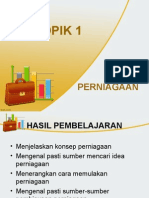 Topik 1 - Perniagaan