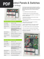 Easivent SP Controls Range Data 02