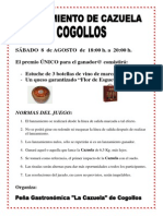 Lanzamiento de Cazuela PDF