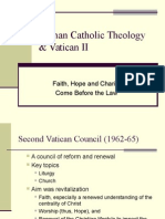 Roman Catholic Theology & Vatican II: Faith, Hope and Charity Come Before The Law