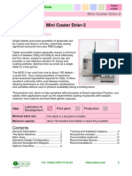 Mini Coater Drier Catalogue