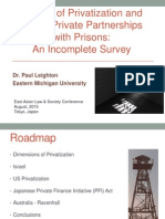 Models of Privatization and Public-Private Partnerships with Prisons