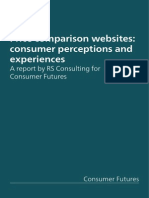 Price Comparison Websites Consumer Perceptions and Experiences