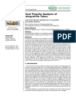 Heat transfer analysis of integral-fin tubes