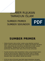 Sumber Rujukan Tamadun Islam