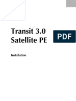 Transit Satellite PE Installation guide