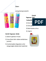 Contoh Kegunaan (Asid Karbosilik Ester Amida)