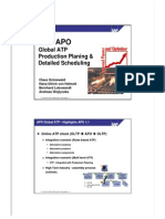 Sap Apo: Global ATP Production Planing & Detailed Scheduling