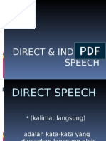 Direct & Indirect Speech