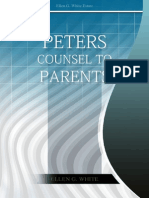 Peter's Counsel To Parents