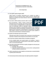 1º Questionário de Contabilidade Social