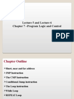 Lecture 5 and Lecture 6 Chapter 7 - Program Logic and Control