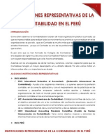 Instituciones Representativas de La Contabilidad en El Perú