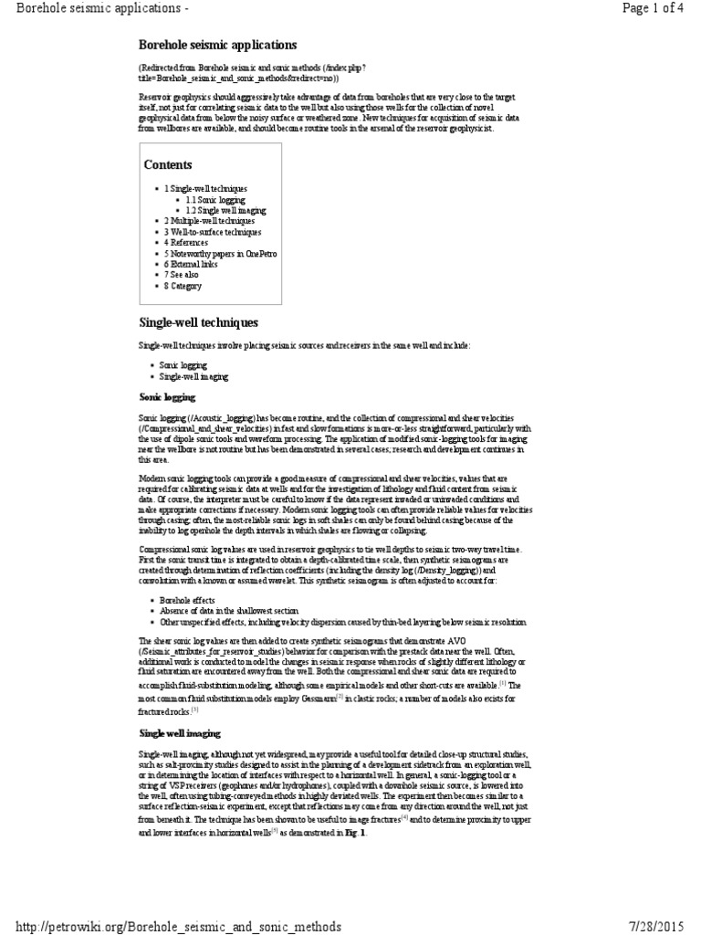 FUNDAMENTALS OF BOREHOLE SEISMIC TECHNOLOGY PDF ONDEL ESY ES visual data 7