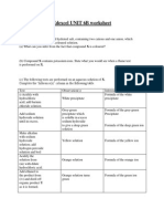 Edexcel UNIT 6B Worksheet: 1 Compound X Is A Coloured Hydrated Salt, Containing Two Cations and One Anion, Which