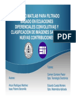 Presentacion Entorno Matlab Para Filtrado