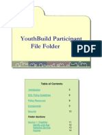 Youthbuild Participant File Folder