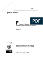 2005 51 - Funciones Básicas de La Planificación Económica y Social