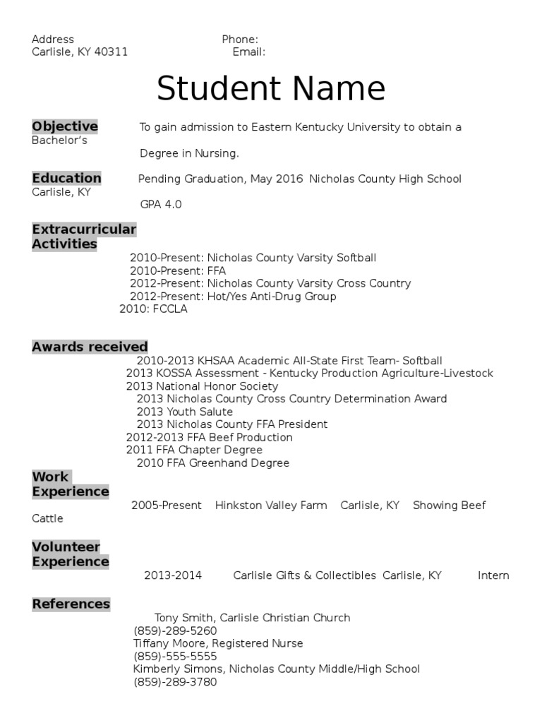 Resume Co Op Example PDF - 1719924349