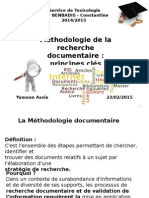 Méthodologie de La Recherche Documentaire