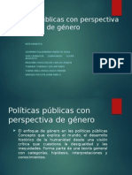 Politicas Publicas Con Perspectiva de Genero