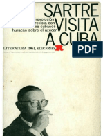 Jean Paul Sartre Sartre Visita A Cuba