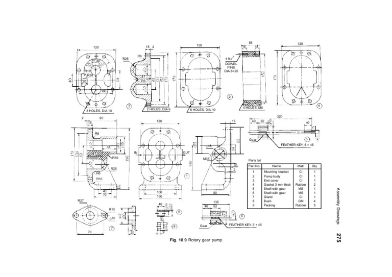 ASSEMBLY DRAWING OF ROTARY GEAR PUMP atelieryuwa.ciao.jp