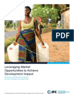 Leveraging Market Opportunities to Achieve Development Impact