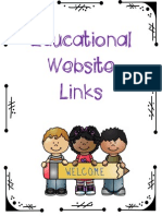 Educational Website Links: Welcome