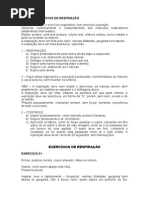 Respiração-exercícios