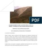  Sobre La Destrucción Del Cerro LA TRINIDAD