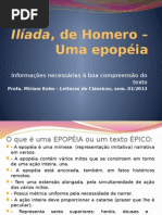 Ilíada, De Homero – a Estrutura Do