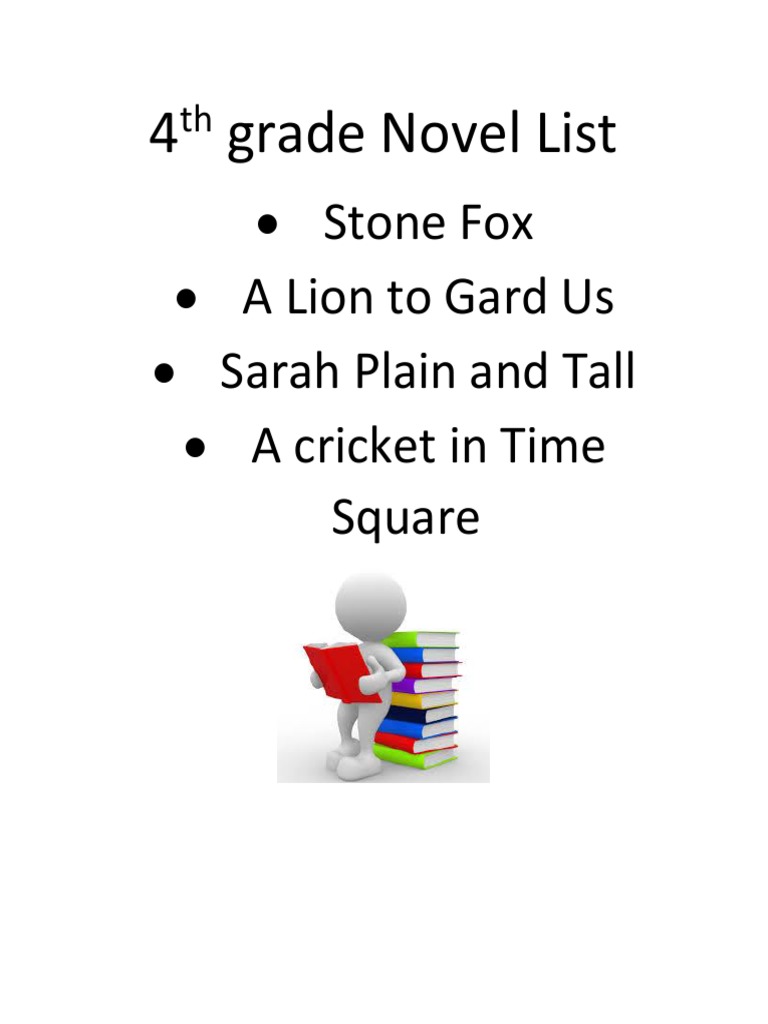 4th Grade Novel List | PDF