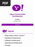 Yahoo! Communities Architectures: Ian Flint