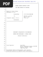 Melendres # 1086 | D.Ariz._2-07-cv-02513_1086_May 8 Transcript