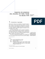 Aspectos Da Presença Dos Jesuítas em Cabo Verde No Século XVII