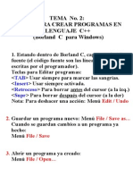 Crear Programas en Borland C++