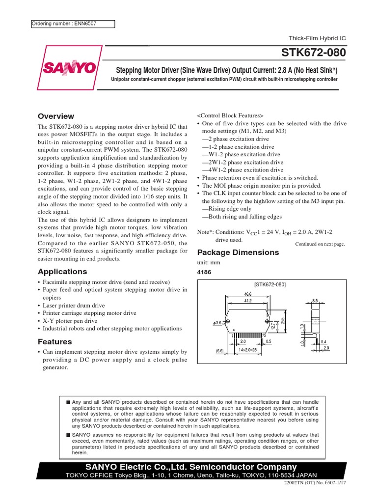 STK672 080 | PDF | Mosfet | Cmos