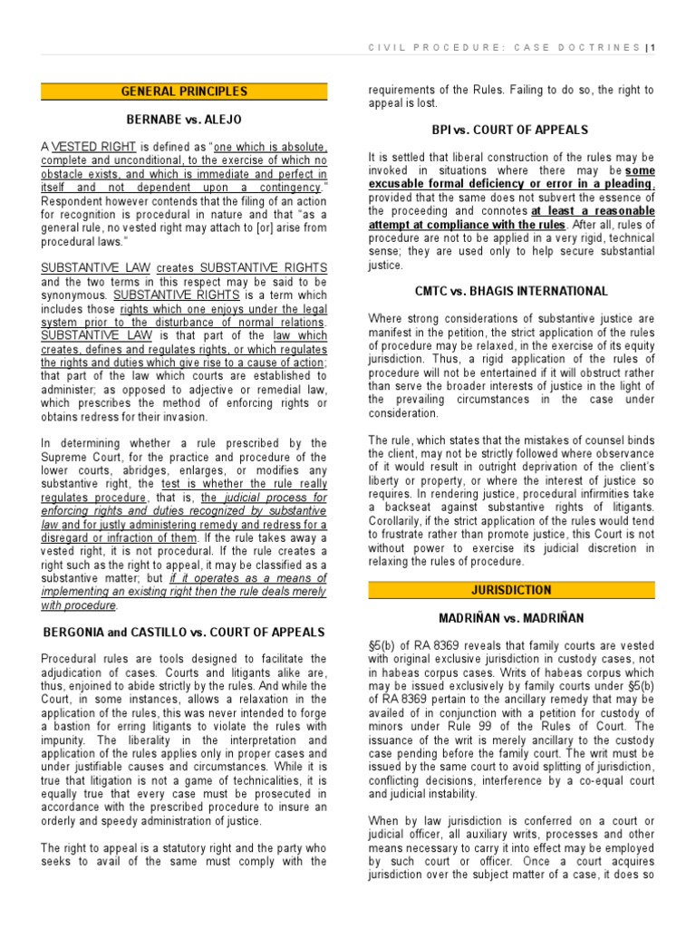 Law of the Case Doctrine Explained | PDF | Lawsuit | Jurisdiction
