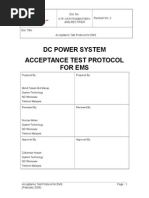 Telekom Malaysia EMS DC Power System