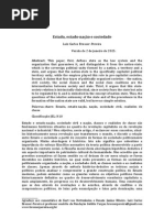 Estado, Estado-nação e Sociedade (Luiz Carlos Bresser Pereira)