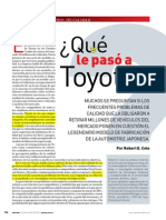 Qué Le Pasó A Toyota