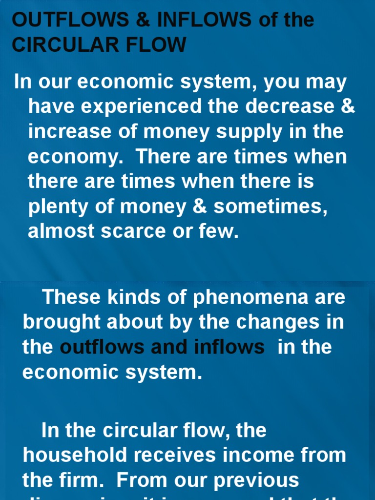 OutFlows & InFlows | PDF | Saving | Money