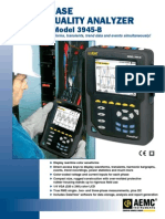 Powerpad Model 3945-B: Display and Record Waveforms, Transients, Trend Data and Events Simultaneously!