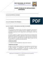 ESPECIFICACIONES TECNICAS - INSTALACIONES SANITARIAS.doc